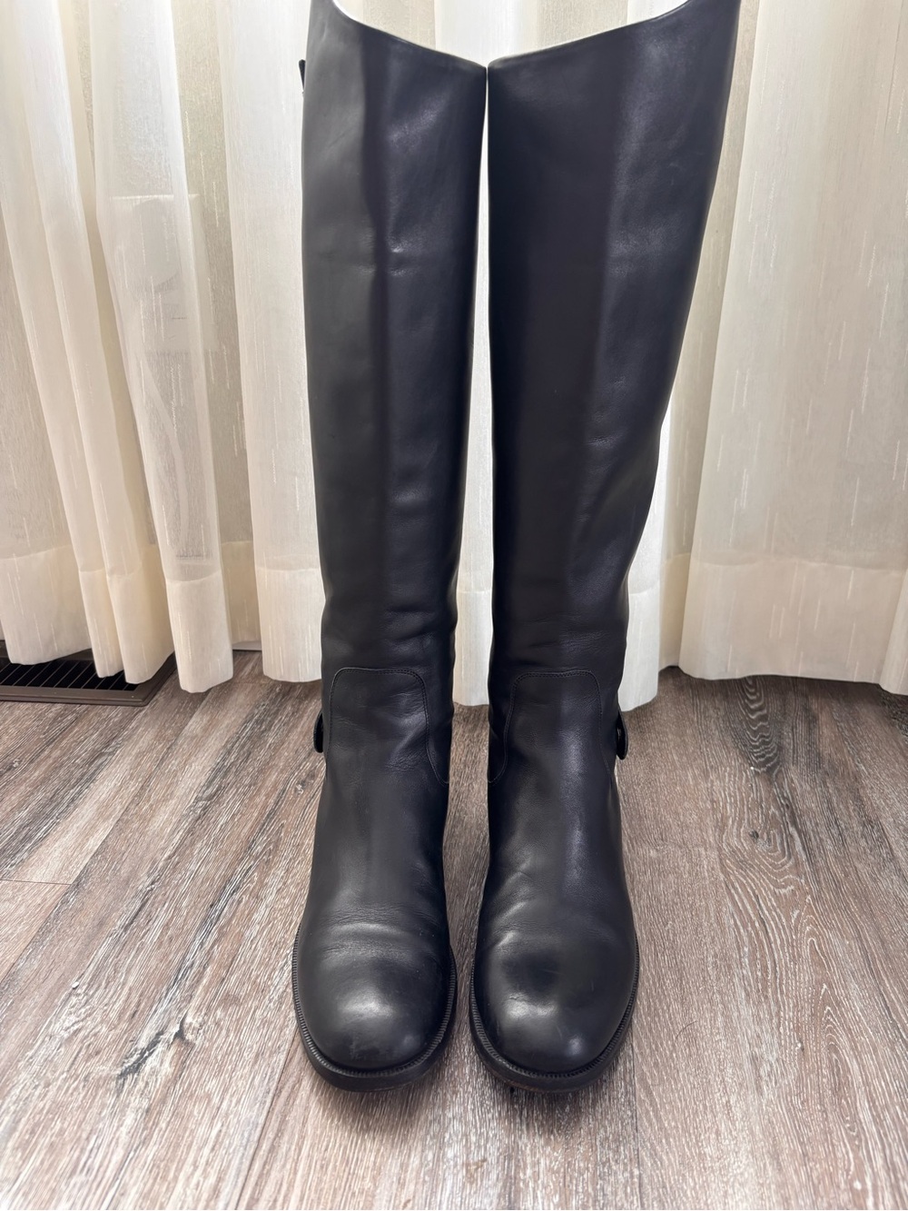 Ferragamo Black Rodi Riding Boots - Picture 6 of 15